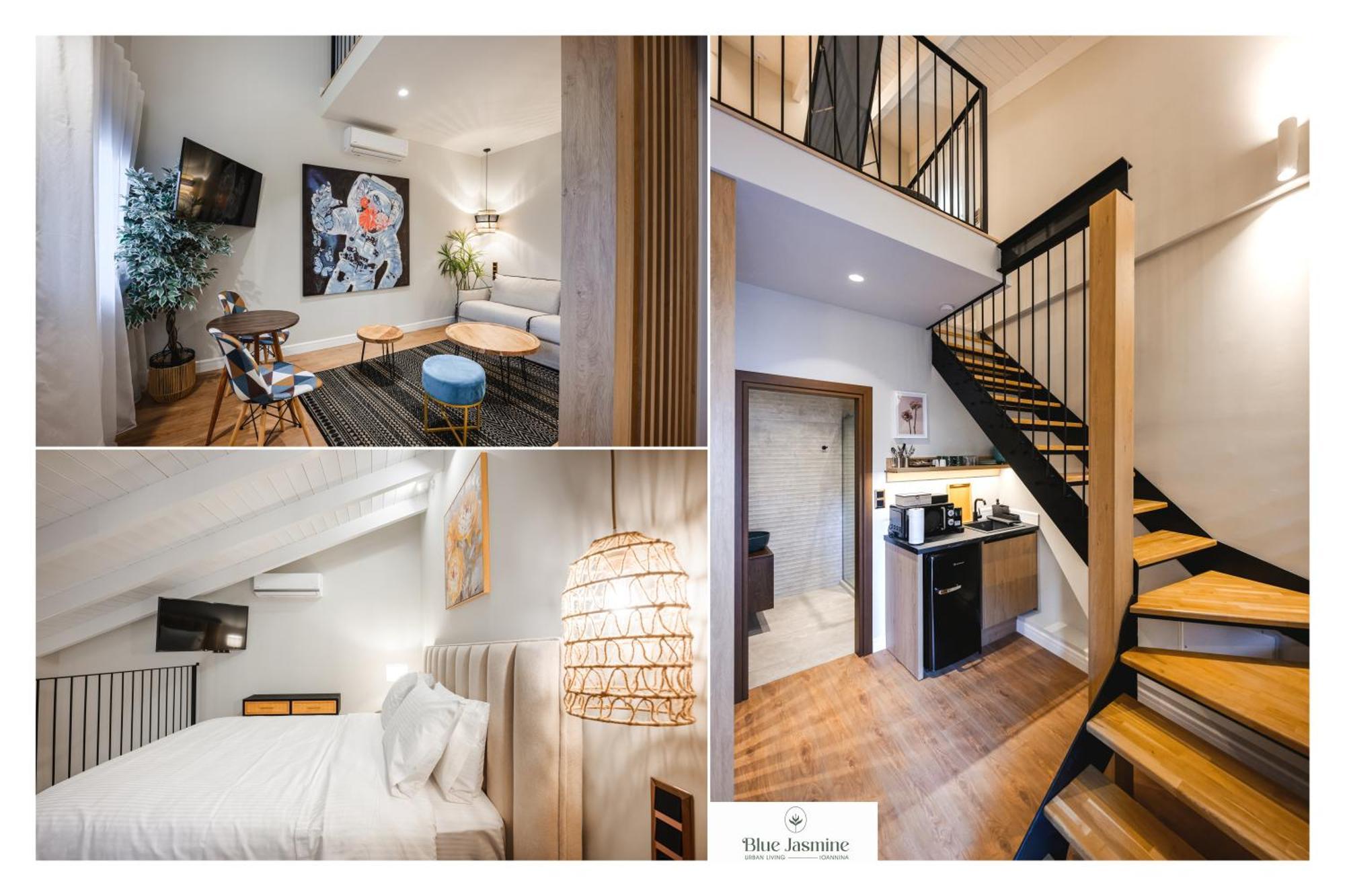 Blue Jasmine Urban Living Apartment Ioannina Bagian luar foto